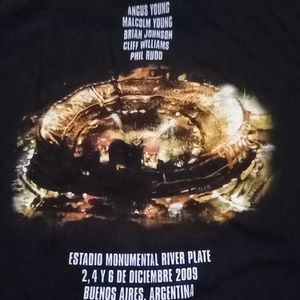 AC DC Concert tee from Argentina 2009